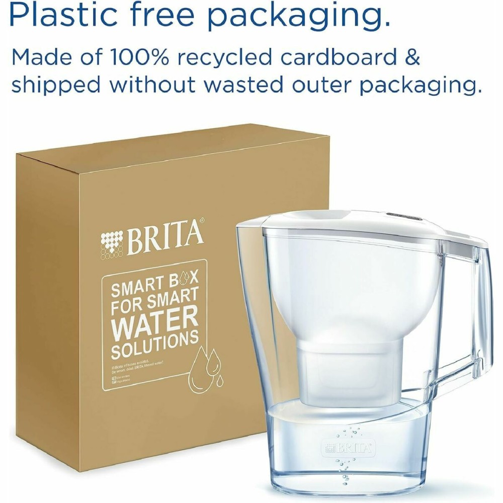 Carafe Filtrante Brita ALUNA Blanc Transparent Plastique 2,4 L