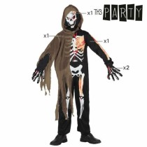 Costume for Children Th3 Party Multicolour Skeleton (4 Pieces)