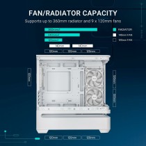 Boîtier ATX semi-tour Asus 90DC00P3-B19000 Blanc