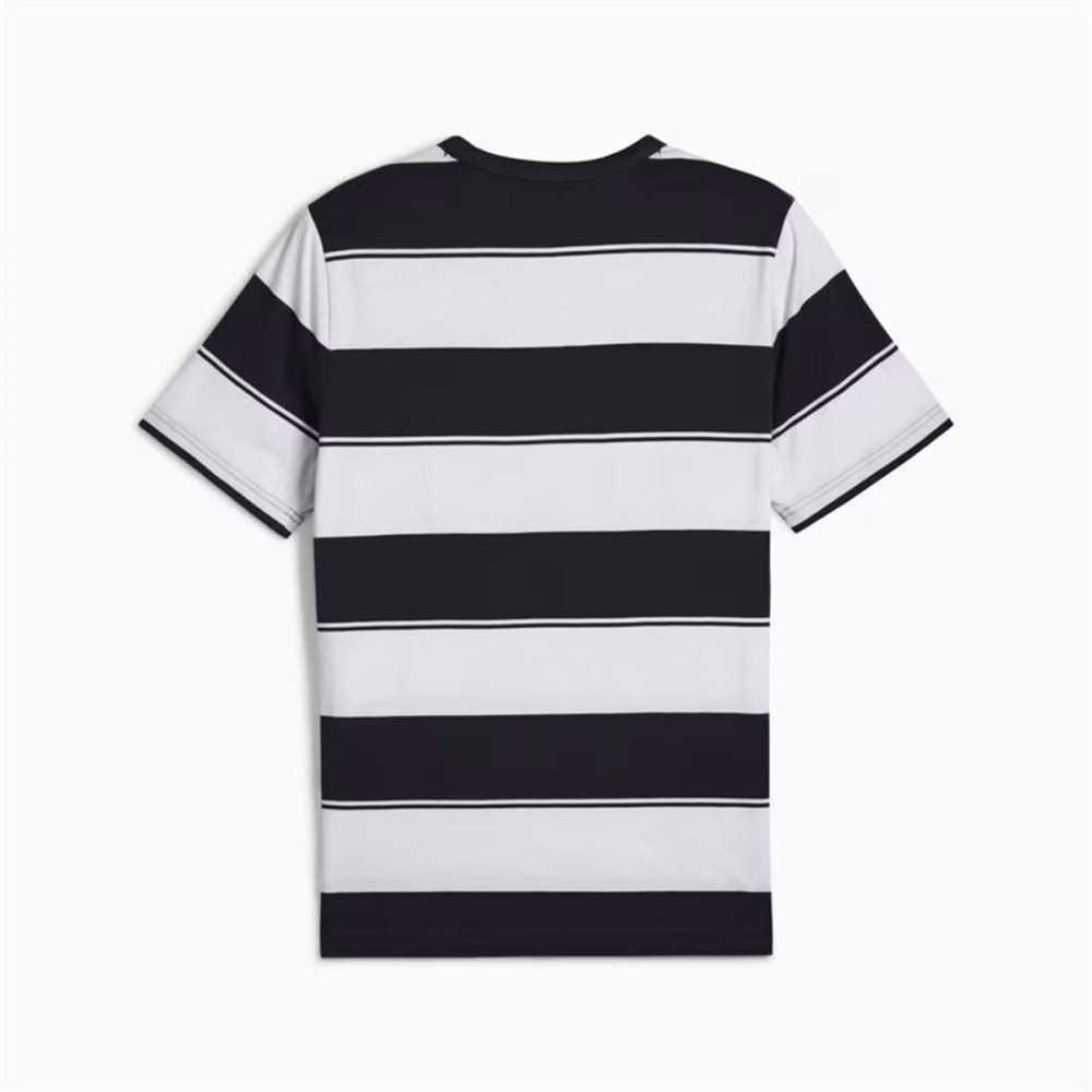 Herren Kurzarm-T-Shirt Puma Class Striped T Marineblau
