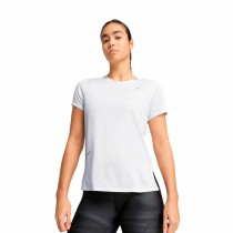 Damen Kurzarm-T-Shirt Puma Run Graphic Mesh Weiß