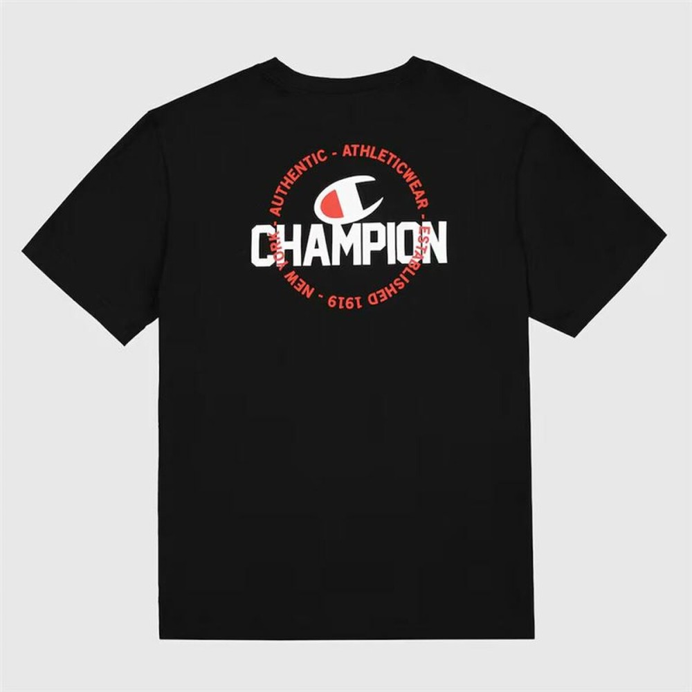 Herren Kurzarm-T-Shirt Champion Champion SS Schwarz