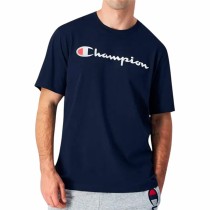 Herren Kurzarm-T-Shirt Champion Champion Crewneck Marineblau