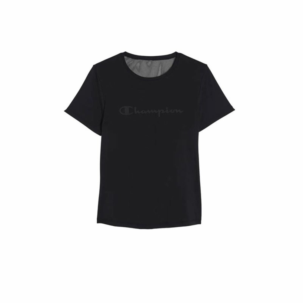 Damen Kurzarm-T-Shirt Champion Champion Schwarz