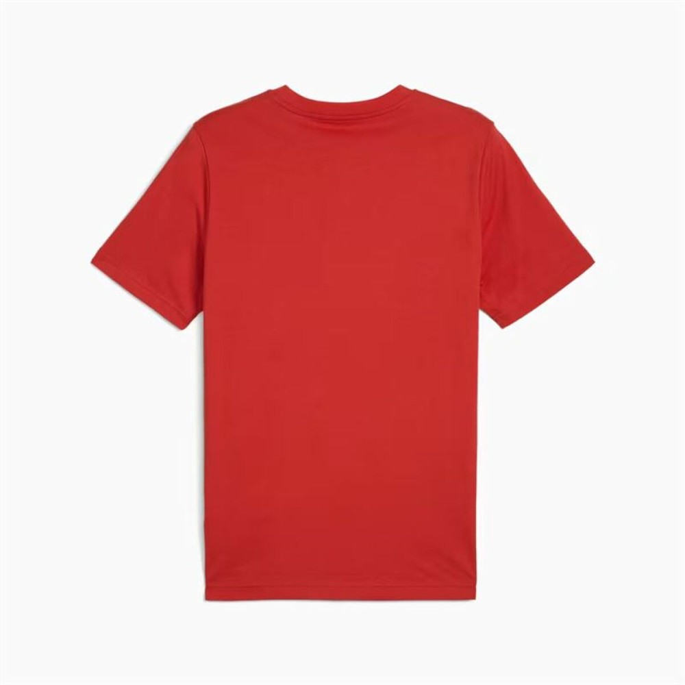 Herren Kurzarm-T-Shirt Puma Graphics Rot