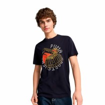 Herren Kurzarm-T-Shirt Puma Graphics Execution Schwarz