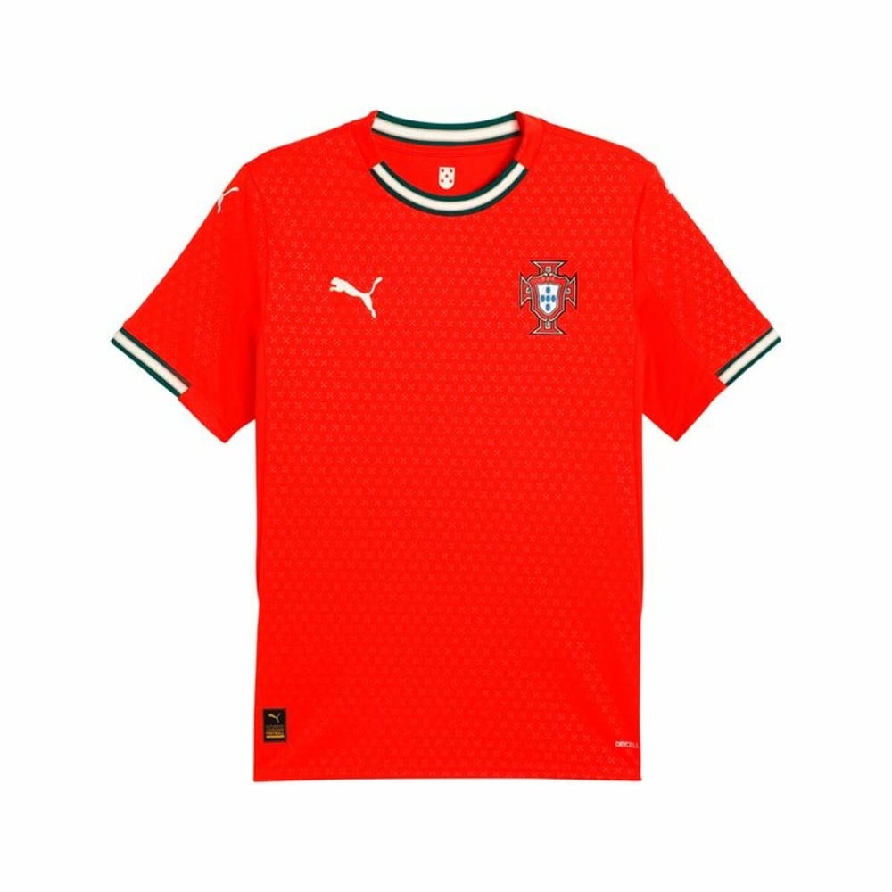 Men's Short-sleeved Football Shirt Puma Portugal Home Repl Red