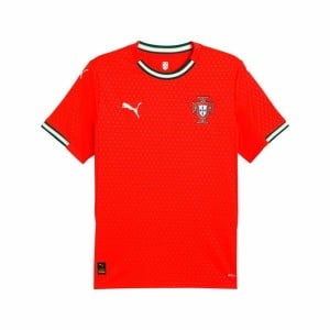 Men's Short-sleeved Football Shirt Puma Portugal Home Repl Red