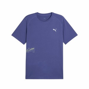 T-shirt à manches courtes homme Puma Run Graphic Bleu