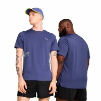 T-shirt à manches courtes homme Puma Run Graphic Bleu