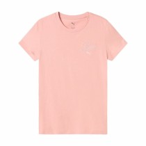 T-shirt à manches courtes femme Puma Essentials Script Rose