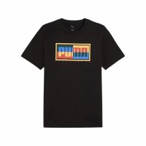 Herren Kurzarm-T-Shirt Puma Graphics Schwarz
