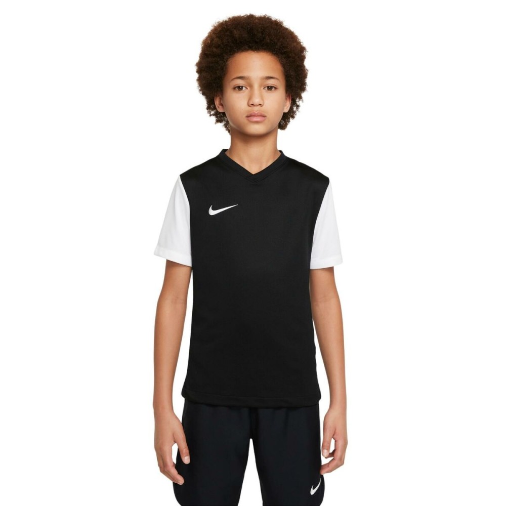Child's Short Sleeve T-Shirt Nike TIEMPO PREMIER 2 DH8389 010 Black