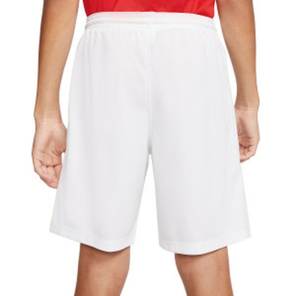 Short de Sport pour Enfants Nike DRI FIT PARK III BV6865 100 Blanc