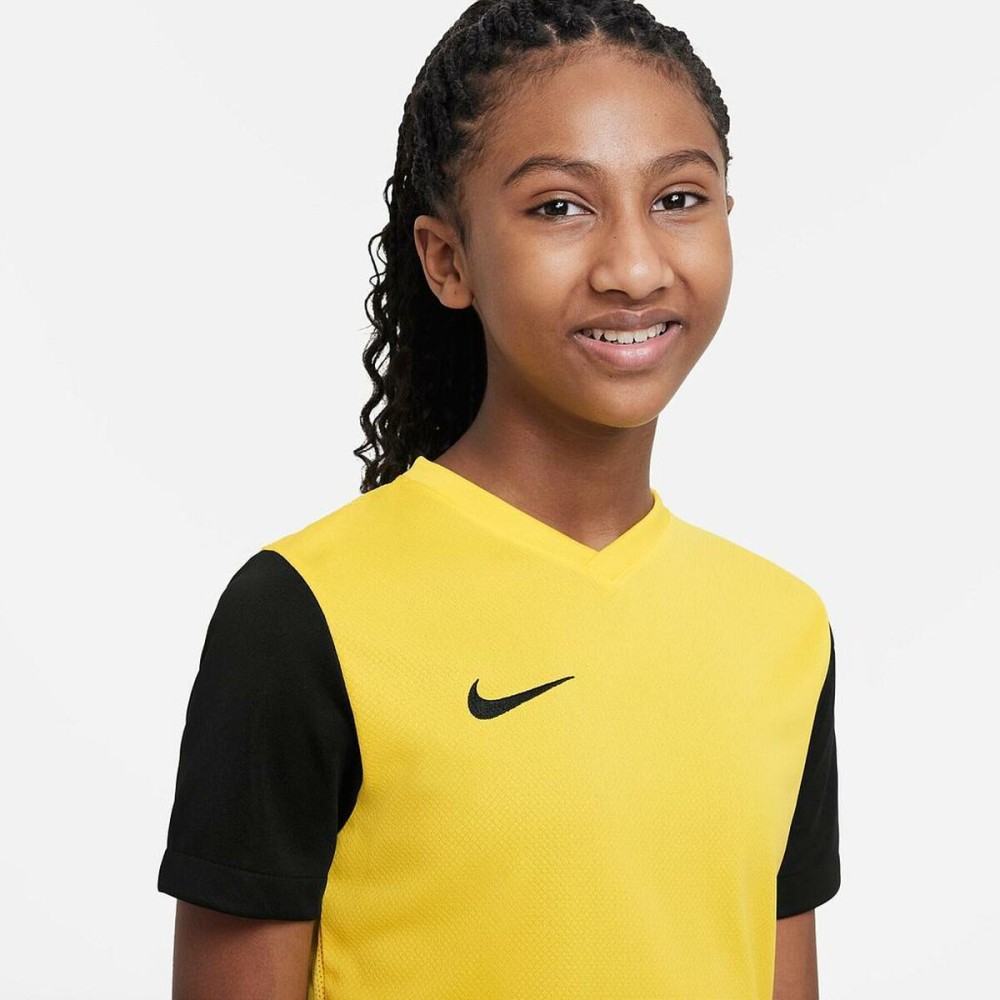 Child's Short Sleeve T-Shirt Nike TIEMPO PREMIER 2 TEE DH8389 719 Yellow