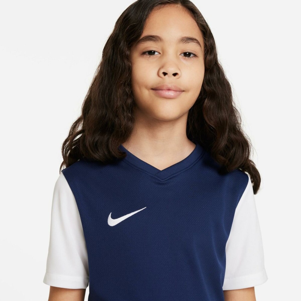 Child's Short Sleeve T-Shirt Nike TIEMPO PREMIER 2 TEE DH8389 410 Navy Blue
