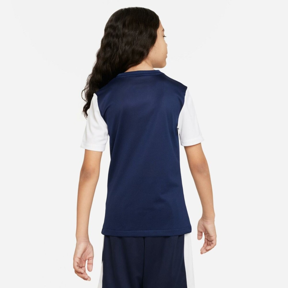Child's Short Sleeve T-Shirt Nike TIEMPO PREMIER 2 TEE DH8389 410 Navy Blue