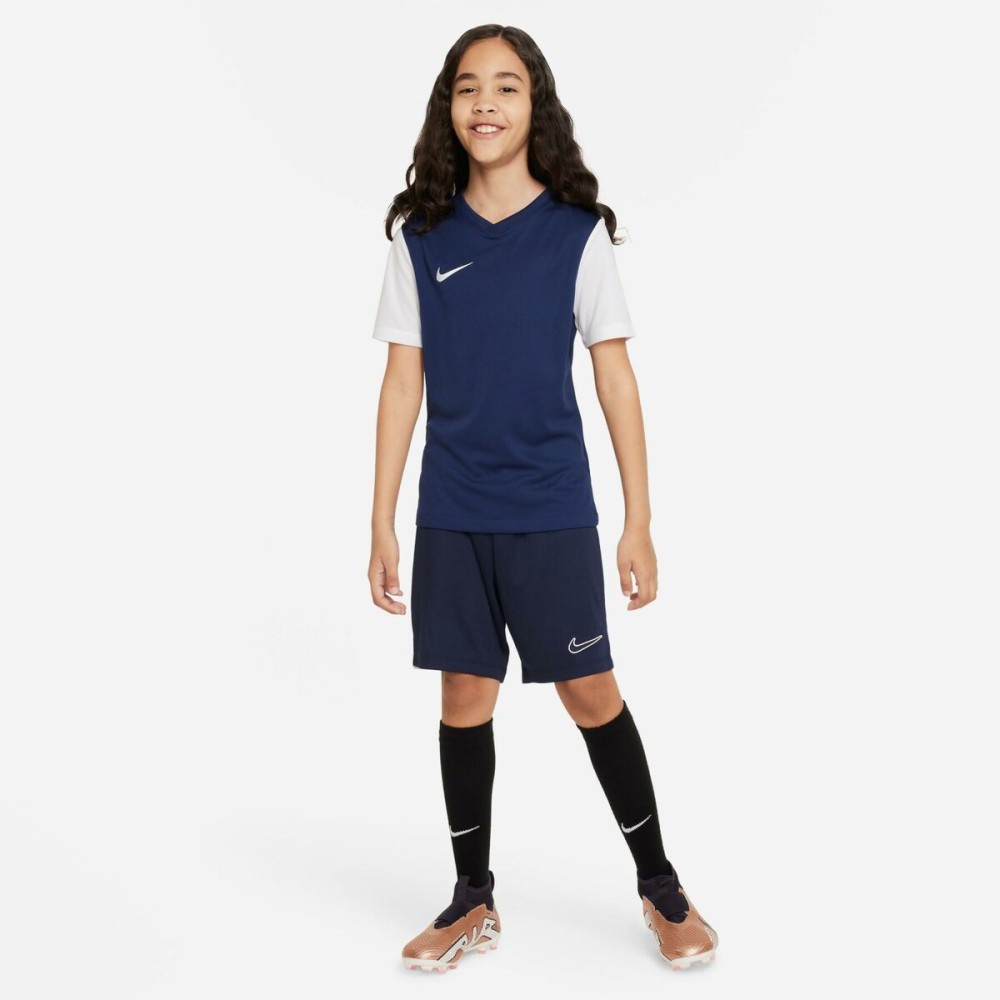Child's Short Sleeve T-Shirt Nike TIEMPO PREMIER 2 TEE DH8389 410 Navy Blue