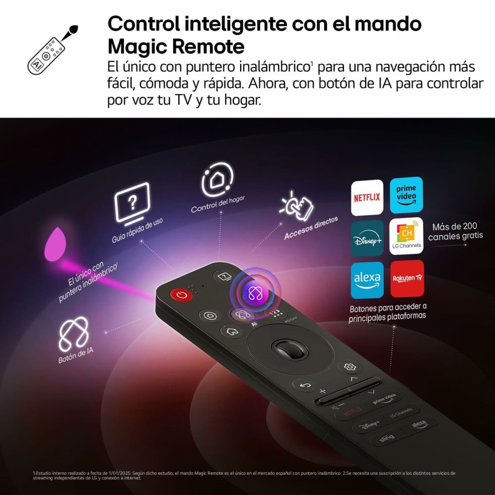 TV intelligente LG OLED65G54LW.AEU 4K Ultra HD 65" HDR OLED