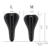 Saddle Rockbros LF047-B Black Monochrome