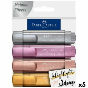 Fluoreszenzmarker-Set Faber-Castell TEXTLINER 4 Stücke (5 Stück)