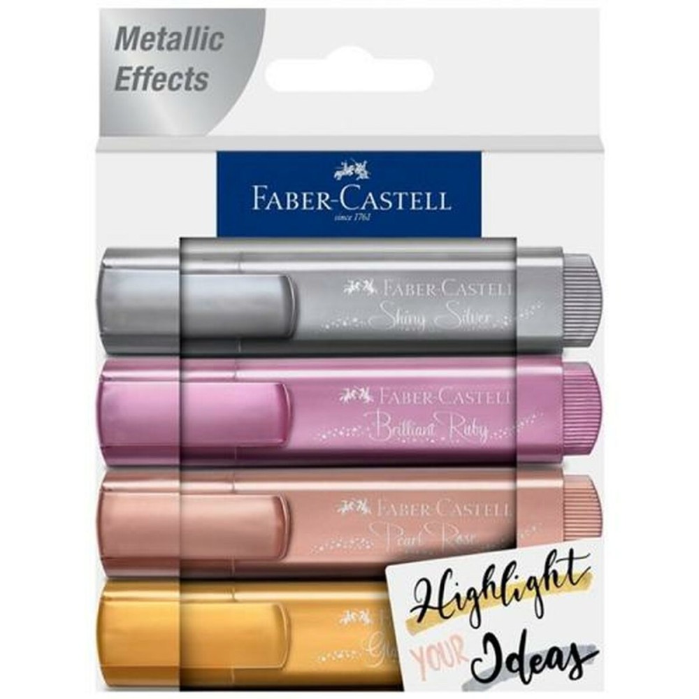 Fluoreszenzmarker-Set Faber-Castell TEXTLINER 4 Stücke (5 Stück)
