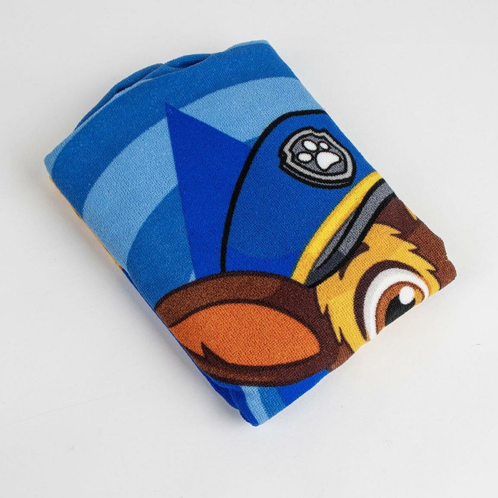 Serviette poncho avec capuche The Paw Patrol Bleu 50 x 115 cm