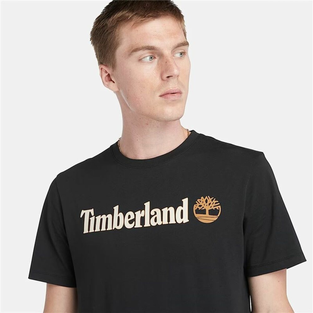 Herren Kurzarm-T-Shirt Timberland Kennebec River Schwarz
