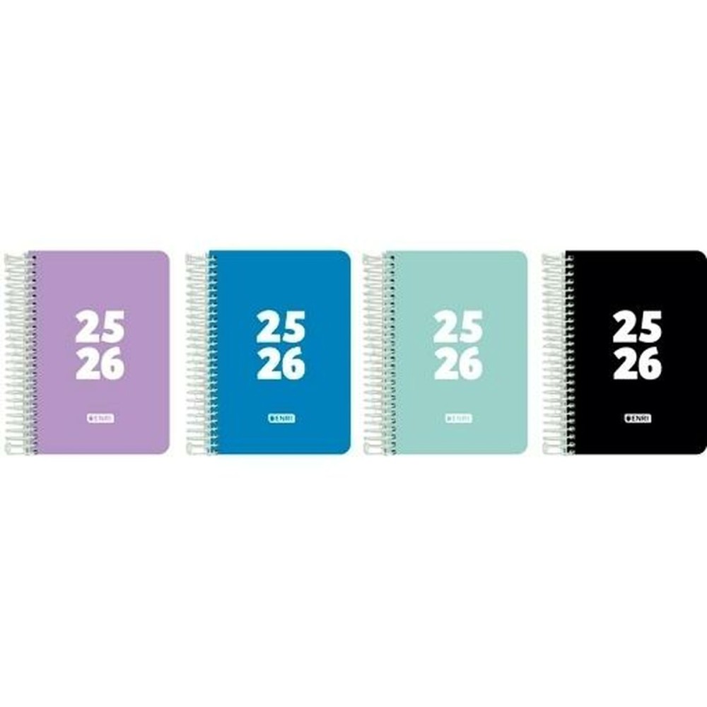 Diary ENRI 1/4 15 x 21 cm 2025-2026 (4 Units)