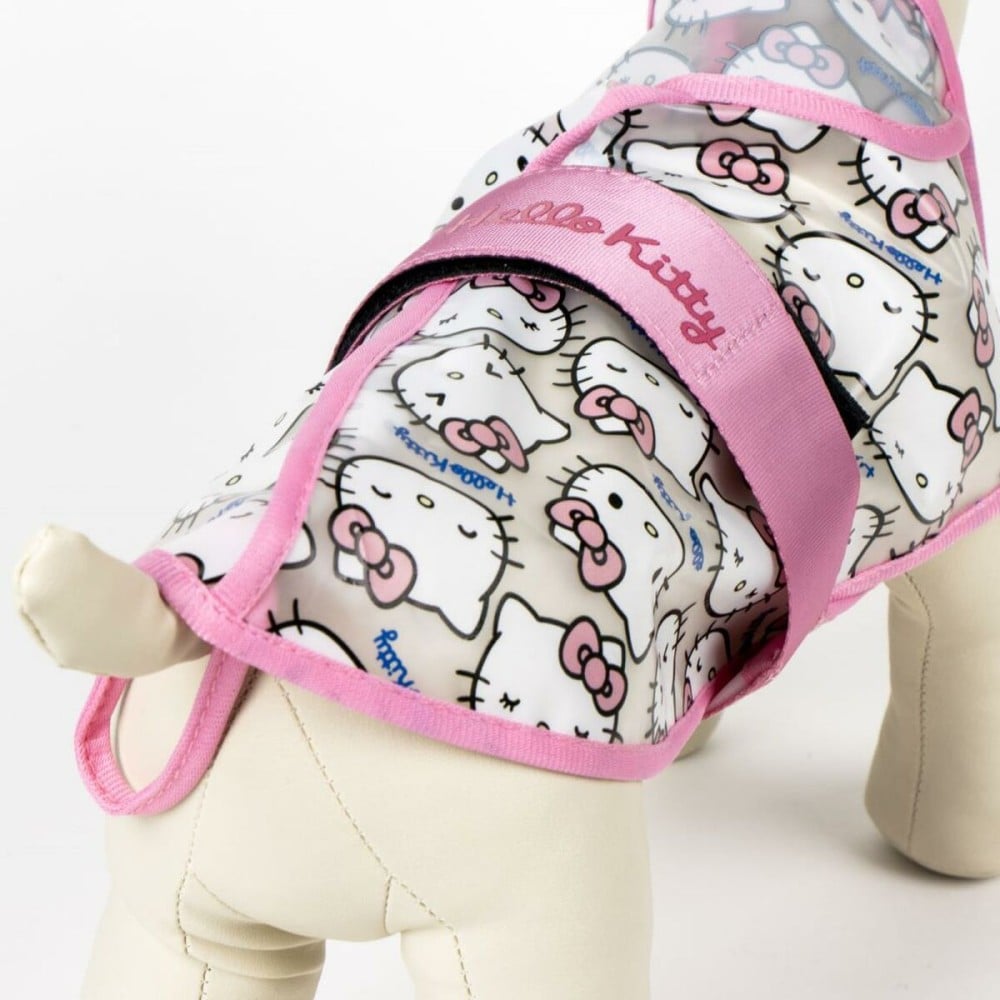 Regenmantel für Hunde Hello Kitty Rosa S