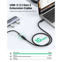 USB-C 3.1 Cable Ugreen 10387 Black 1 m