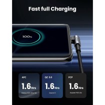 USB A to USB-C Cable Ugreen 50942 Black 2 m