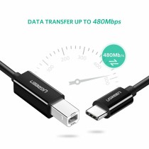 USB 2.0 A to Mini USB B Cable Ugreen 50446 Black 2 m
