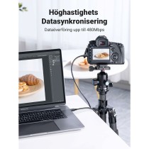 USB 2.0 A zu Mini USB-B-Kabel Ugreen 10386 Schwarz 3 m