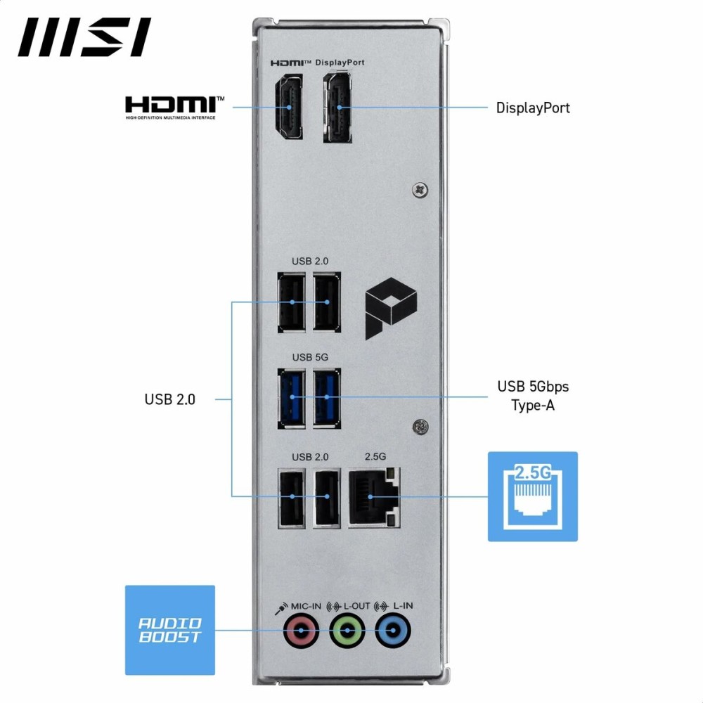 Motherboard MSI PRO H810M-B LGA 1851