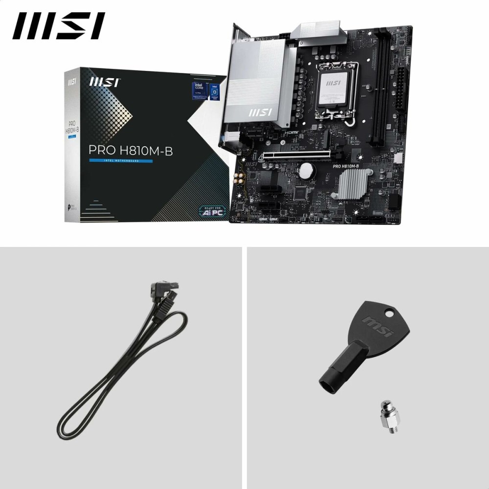 Motherboard MSI PRO H810M-B LGA 1851