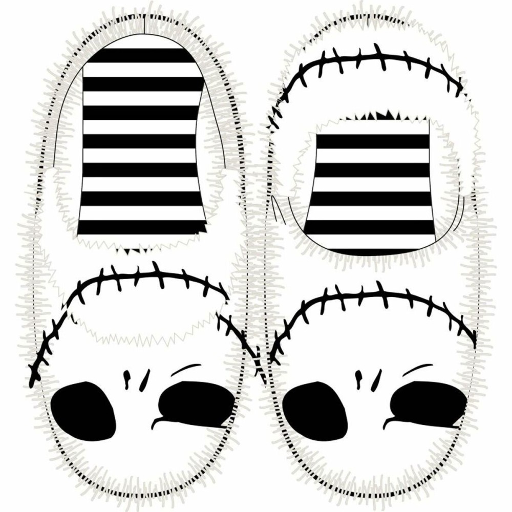 House Slippers The Nightmare Before Christmas White