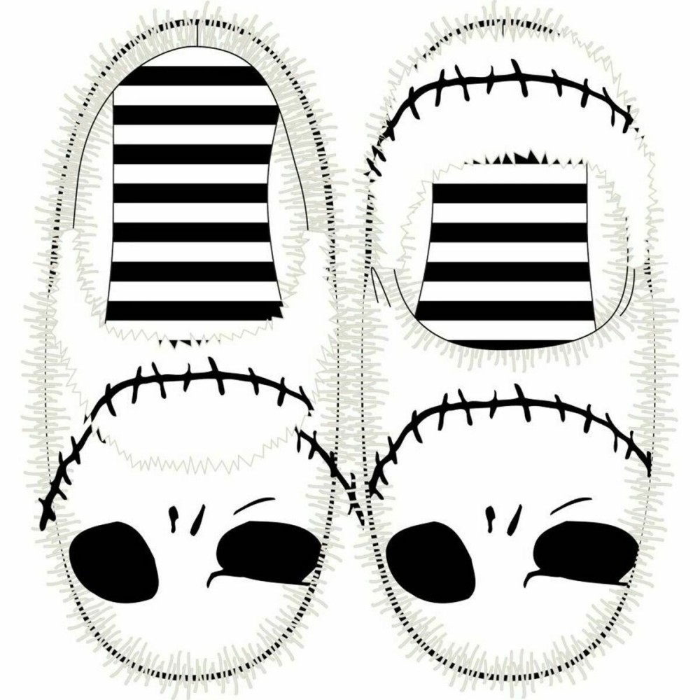 House Slippers The Nightmare Before Christmas White