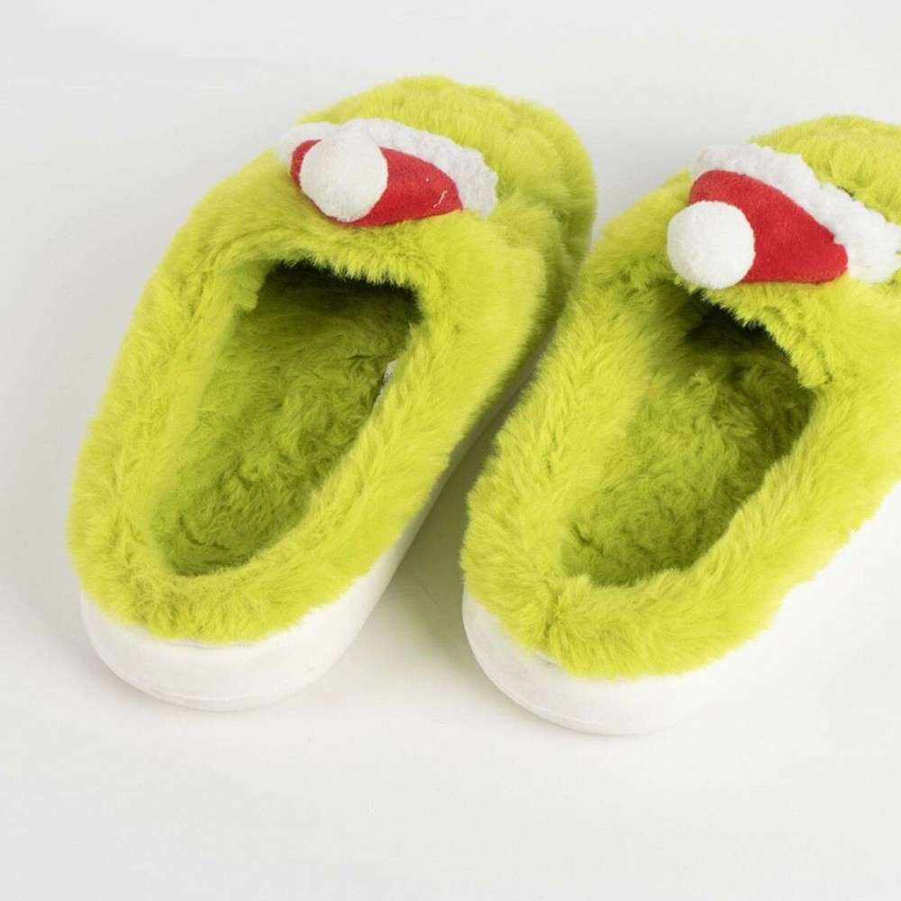 House Slippers The Grinch Green