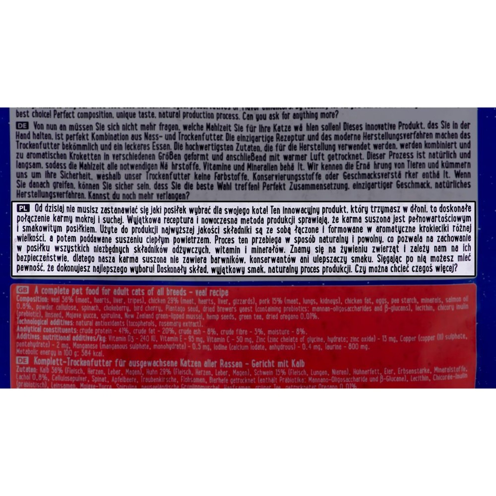 Katzenfutter Dolina Noteci 8536 Rindfleisch 1 kg
