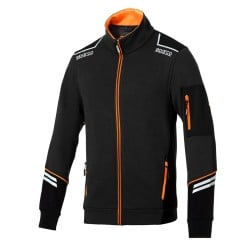 Sportjackefür Herren Sparco Schwarz Orange