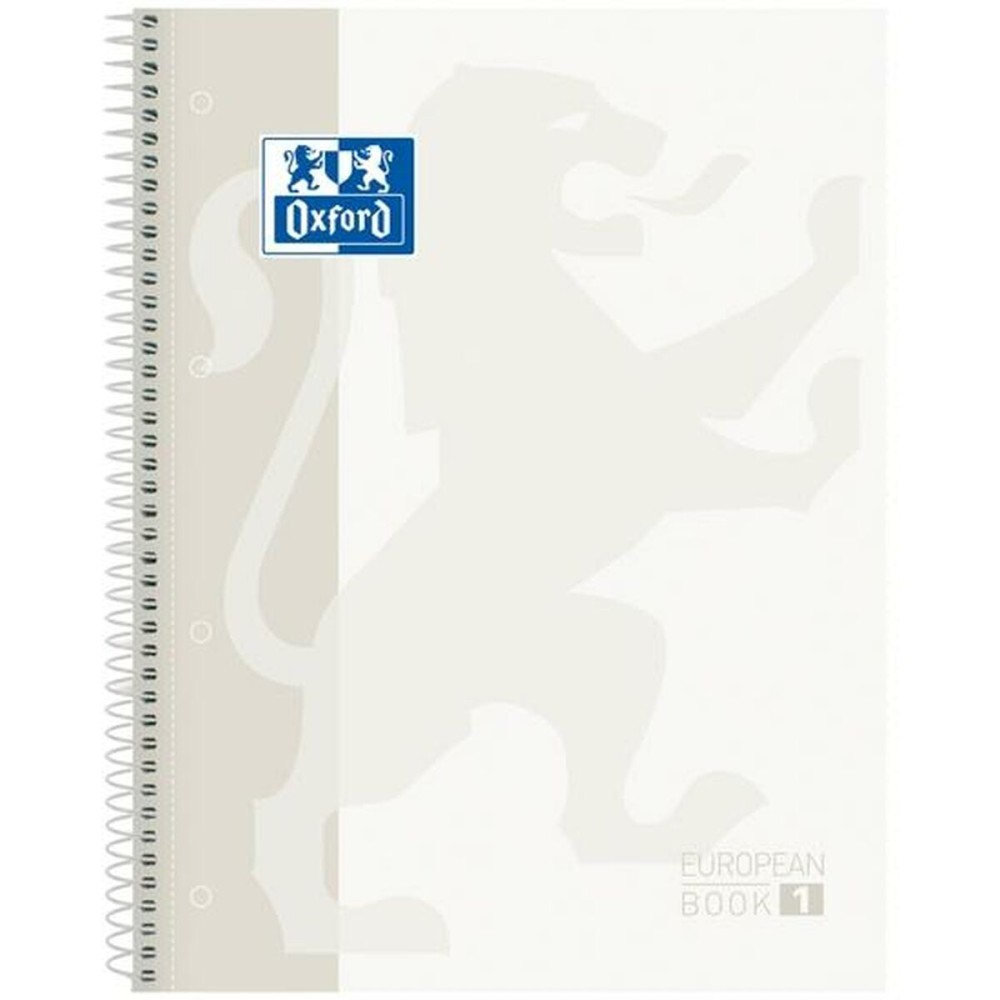 Notizbuch Oxford CLASSIC EUROPEANBOOK Weiß A4 80 Blatt (5 Stück)
