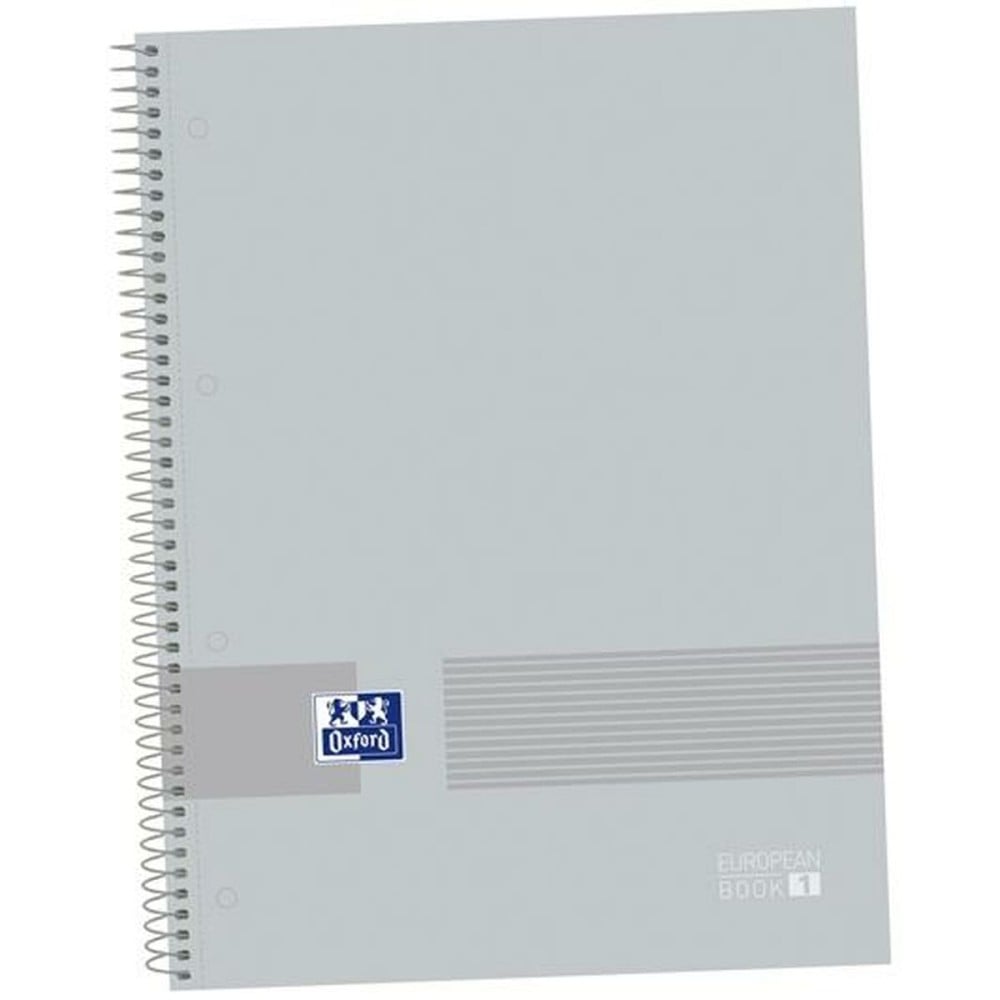 Notizbuch-Set Oxford &YOU EUROPEANBOOK Grau A4+ 80 Blatt 5 Stücke (25 Stück)