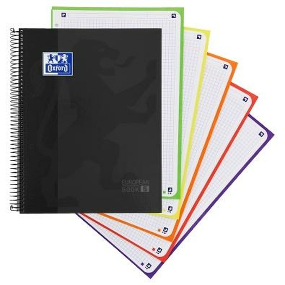 Book of Rings Oxford CLASSIC EUROPEANBOOK Black A4 120 Sheets (5 Units)