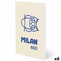Notizbuch Milan Beige A5 24 Blatt (6 Stück)