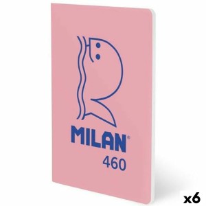 Notizbuch Milan Rosa A5 24 Blatt (6 Stück)