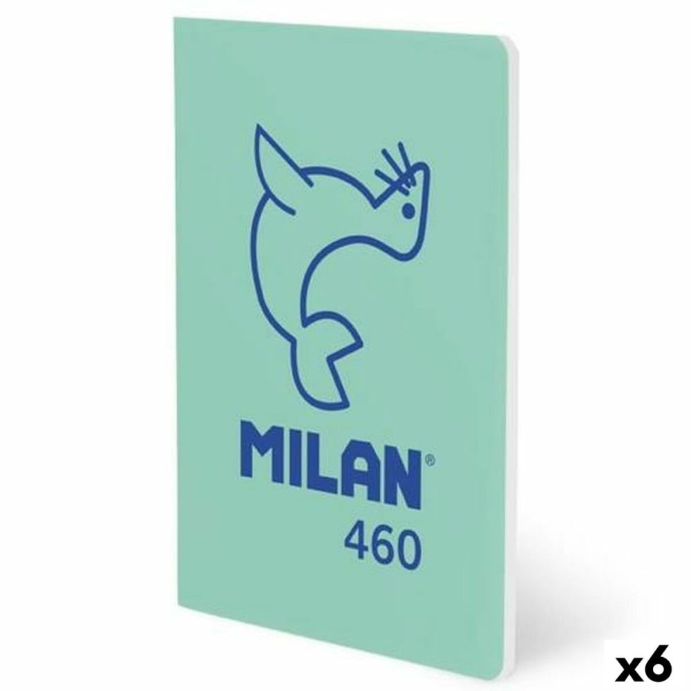 Notizbuch Milan grün A5 24 Blatt (6 Stück)