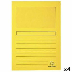 Set von Unterordnern Exacompta A4 100 Stücke (4 Stück)