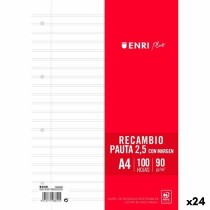 Ersatz-Klingen ENRI Weiß A4 100 Blatt (24 Stück)