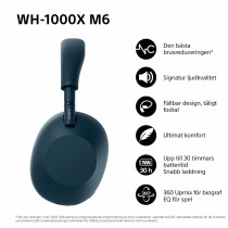 Bluetooth Headphones Sony WH1000XM6L.CE7 Blue Black Midnight Blue